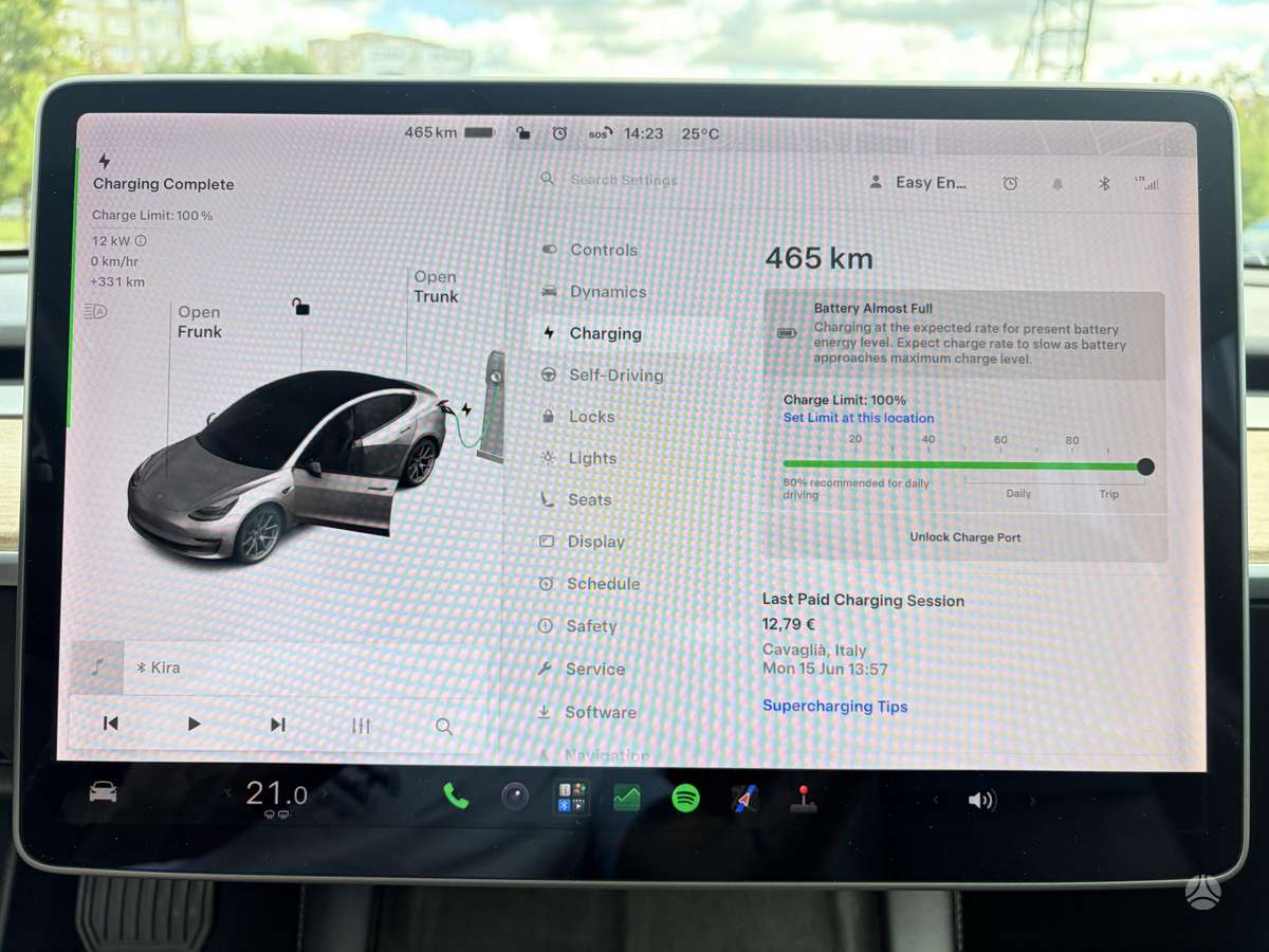 Tesla Model 3, 78 кВт·ч, Седан