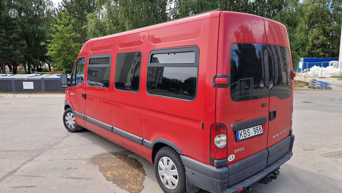 Opel Movano, passenger minibus