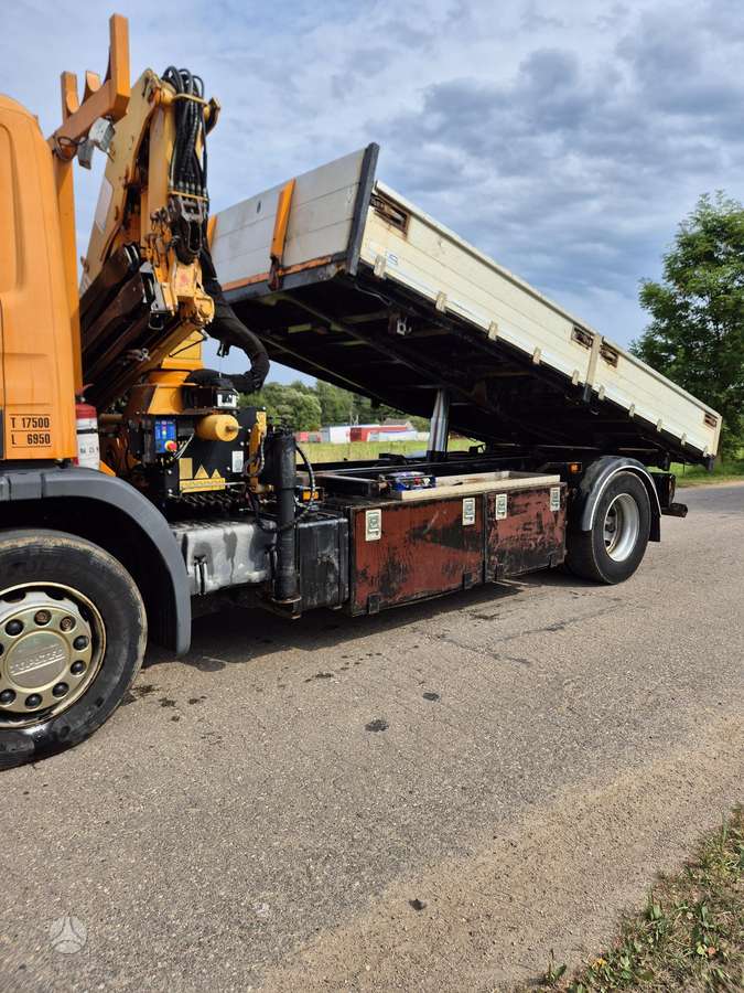 Scania D94, dumpers with crane