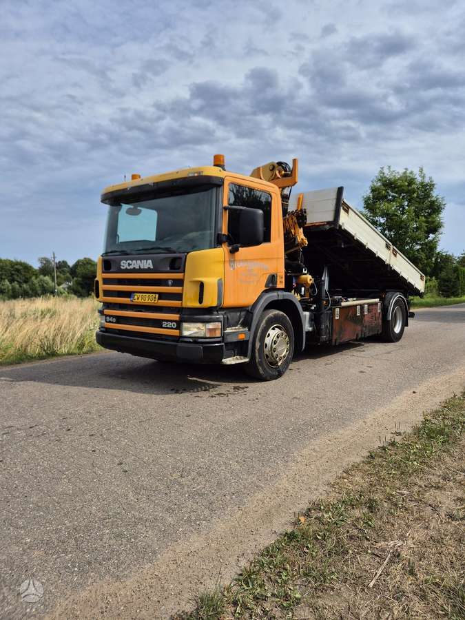 Scania D94, dumpers with crane