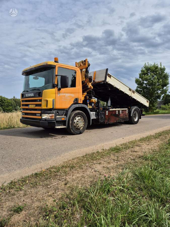 Scania D94, dumpers with crane