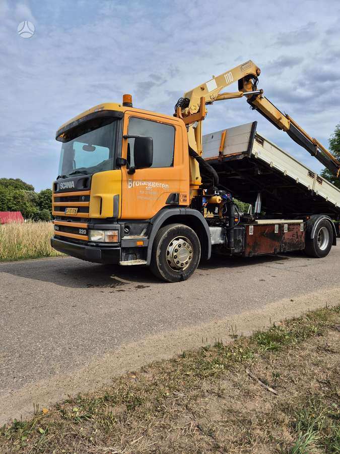 Scania D94, dumpers with crane