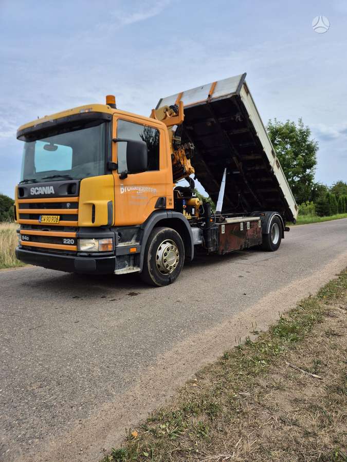 Scania D94, dumpers with crane