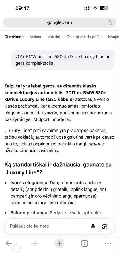 BMW 530, 3.0 l., Седан