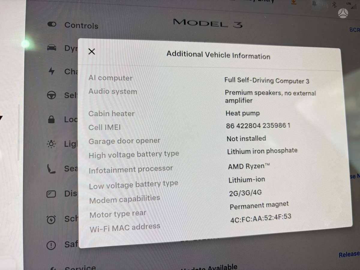 Tesla Model 3, 60 кВт·ч, Седан