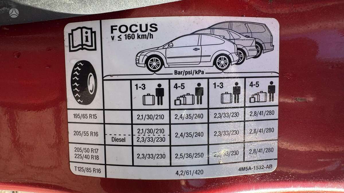 Ford Focus, 1.6 l., Седан