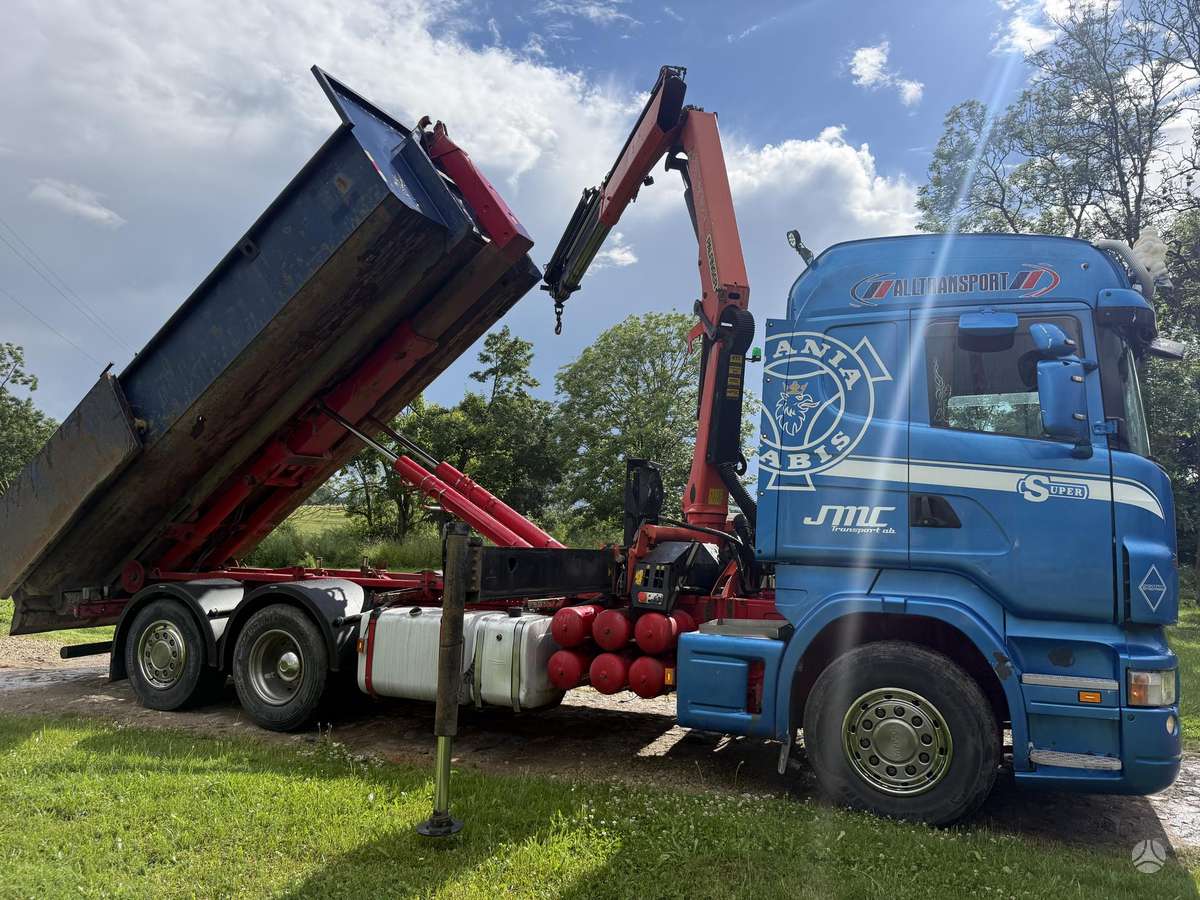Scania R440, dumpers with crane