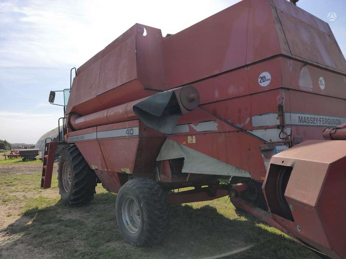 Massey Ferguson 40, комбайны
