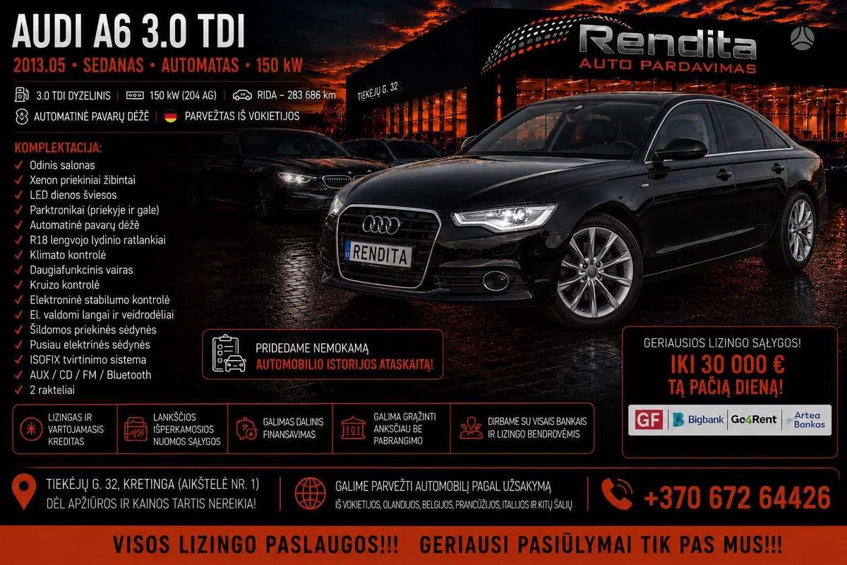 Audi A6, 3.0 l., Седан
