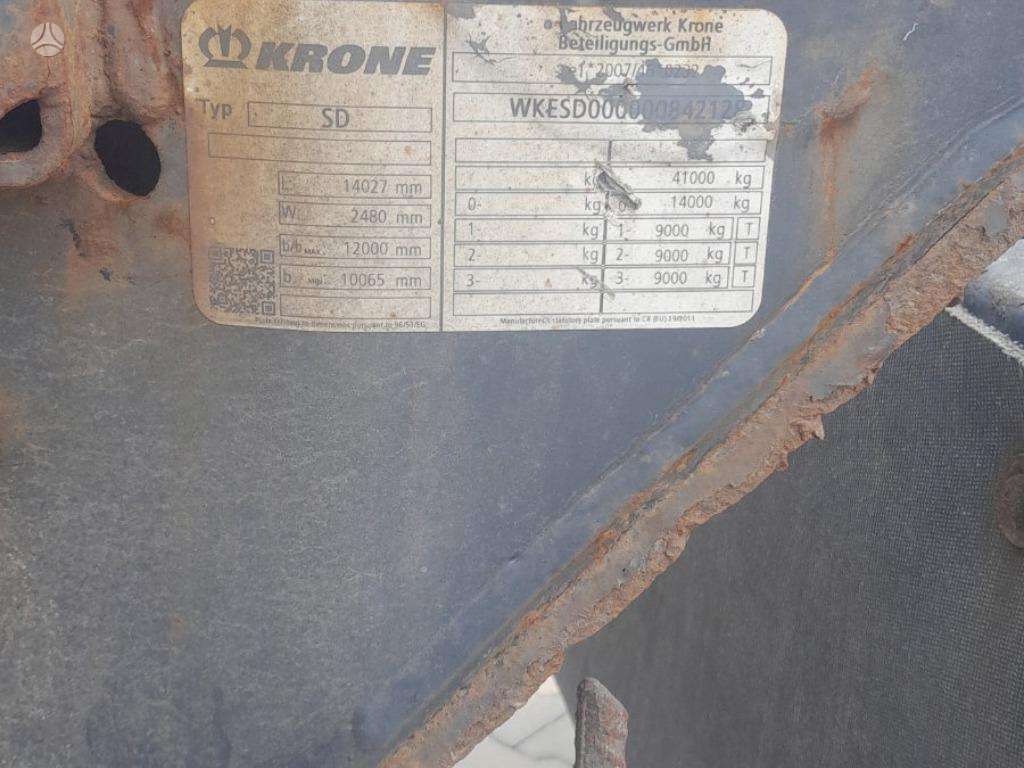 Krone SDC 27 eLTU5 pl Box Liner, container