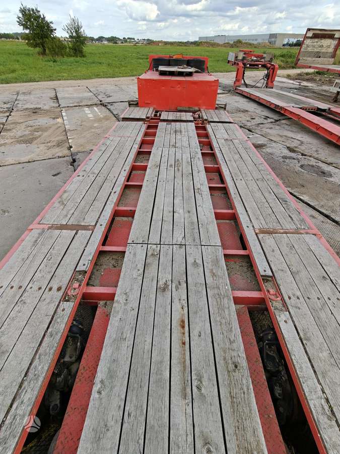 Nooteboom 5exel low deck, spec. priekabos / puspriekabės