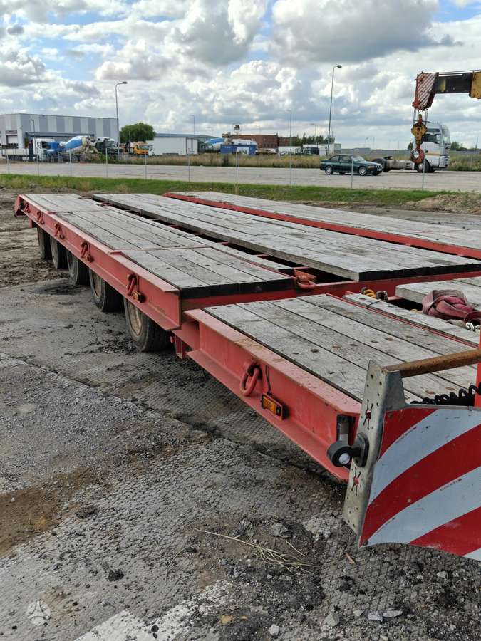 Nooteboom 5exel low deck, spec. priekabos / puspriekabės
