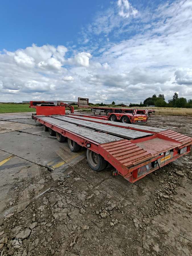 Nooteboom 5exel low deck, spec. priekabos / puspriekabės