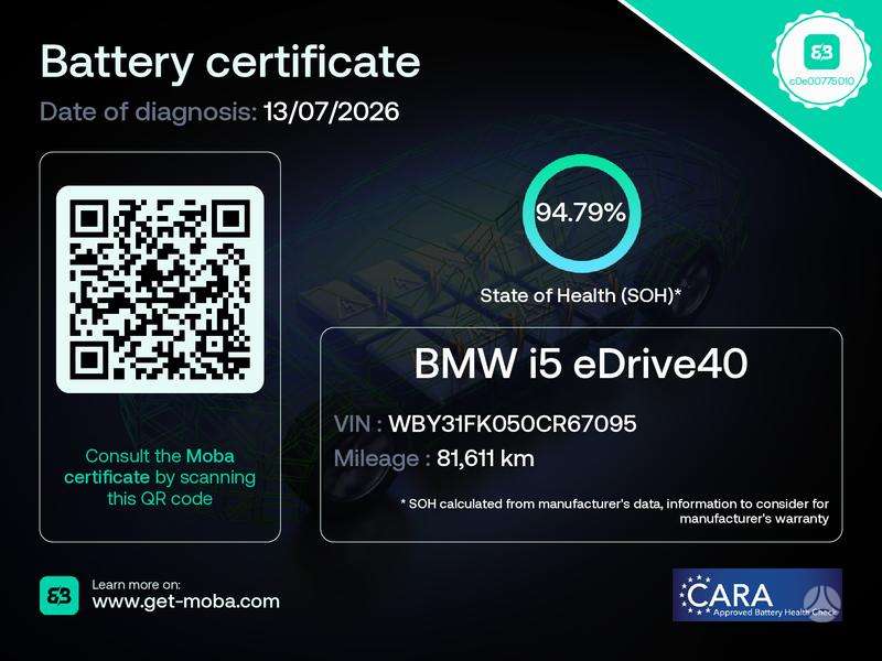 BMW i5, Седан