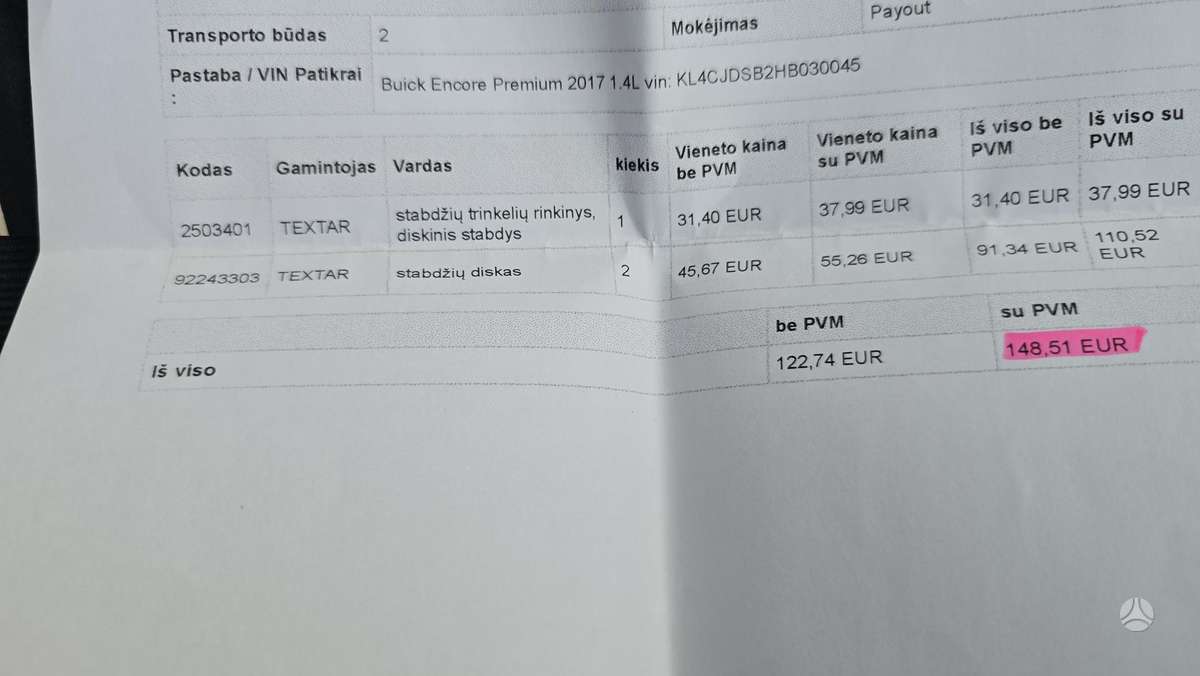 Buick Encore, 1.4 l., off-road / crossover