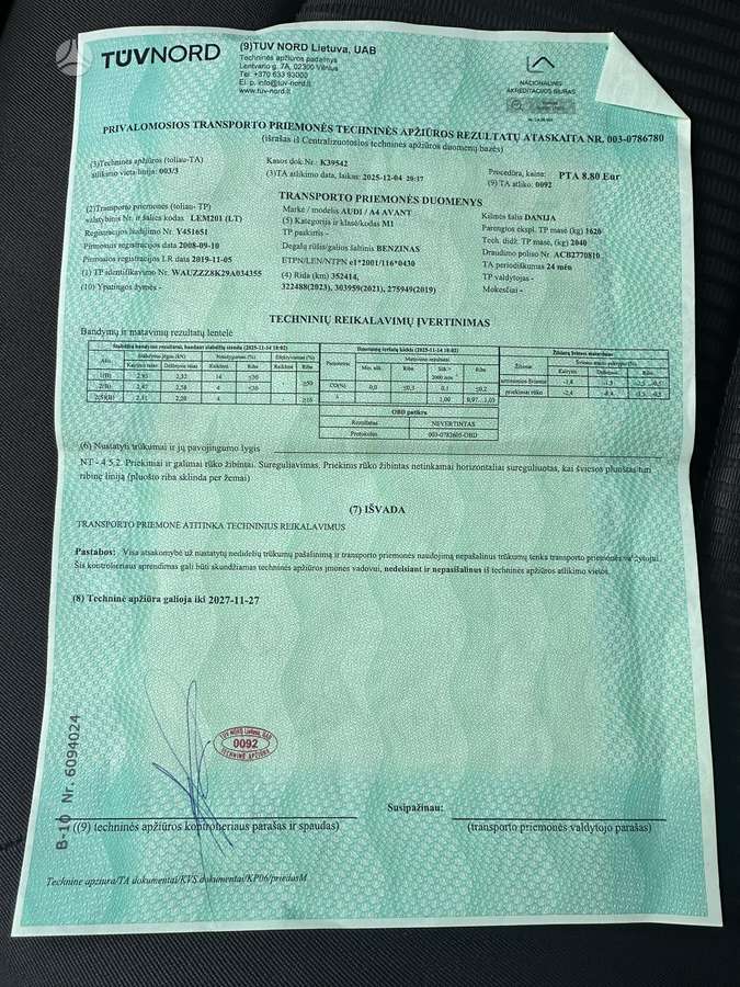 Audi A4, 1.8 l., Универсал