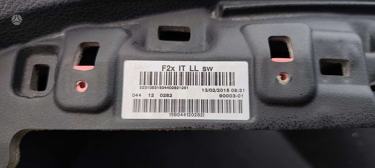BMW 1 serija, Panele, panelė