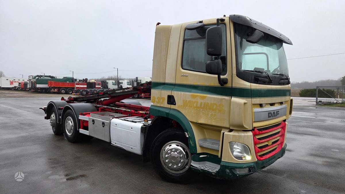 DAF CF 370 6X2*4, самосвалы с прицепoм
