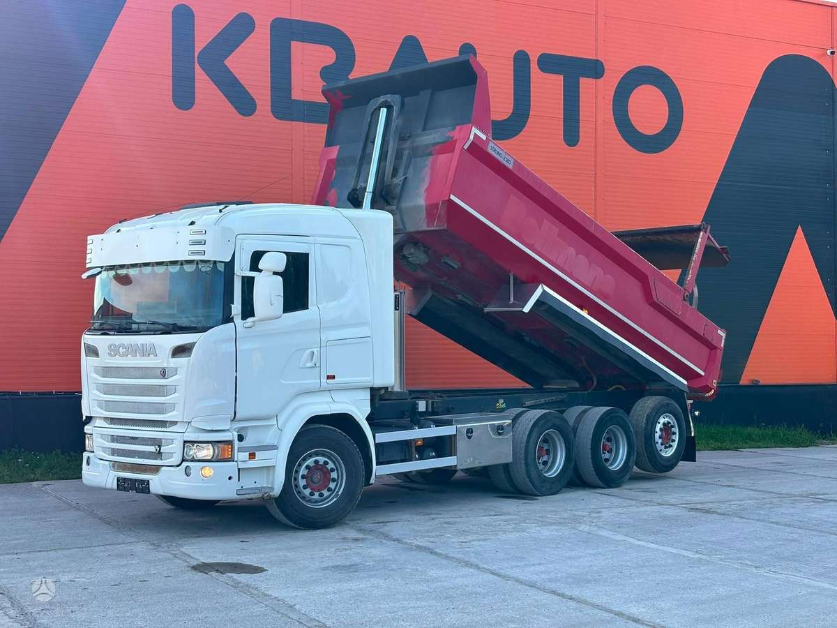 Scania R580 8x4, самосвалы