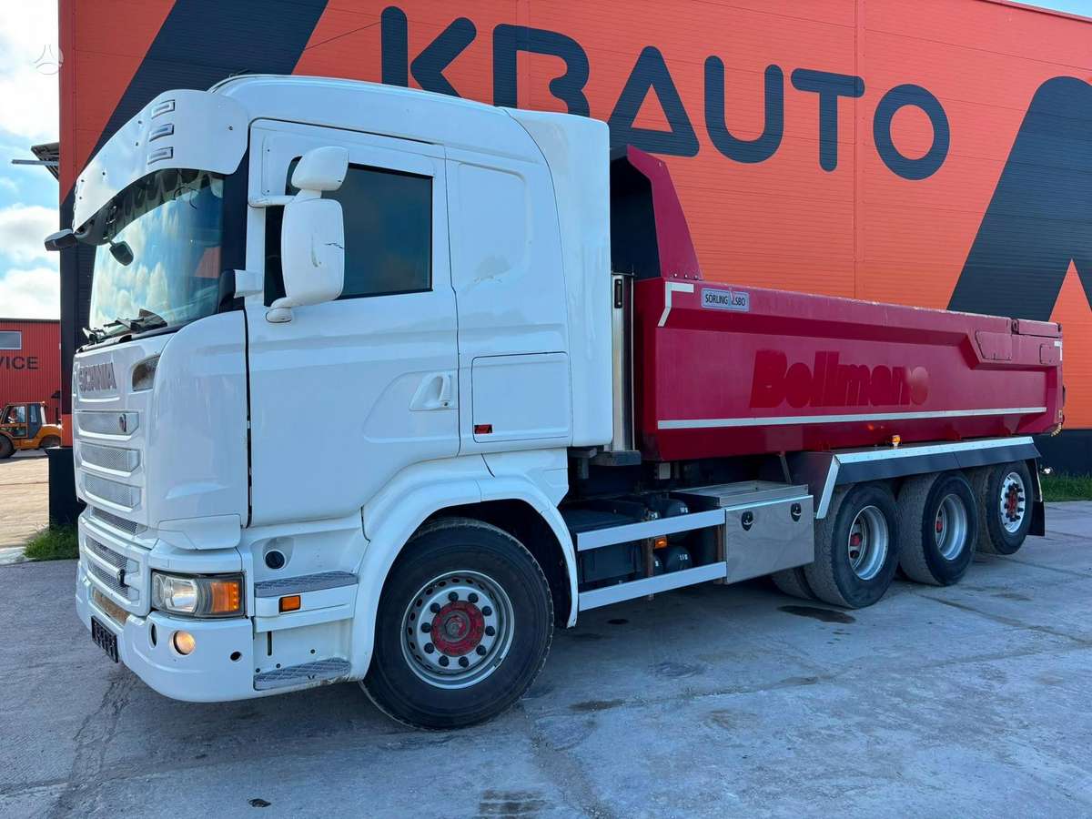 Scania R580 8x4, самосвалы