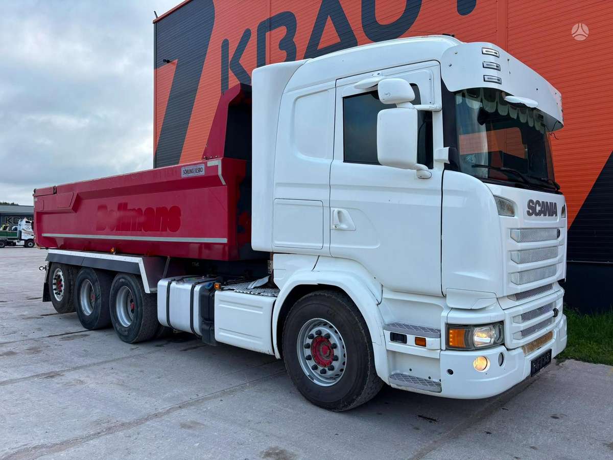 Scania R580 8x4, самосвалы