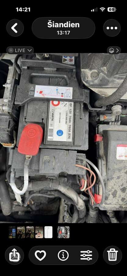 Varta 12v 70ah 760a start/stop