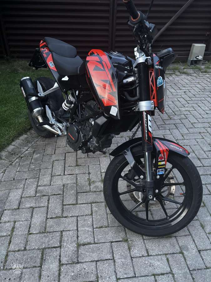 KTM Duke 125cc, street / classic