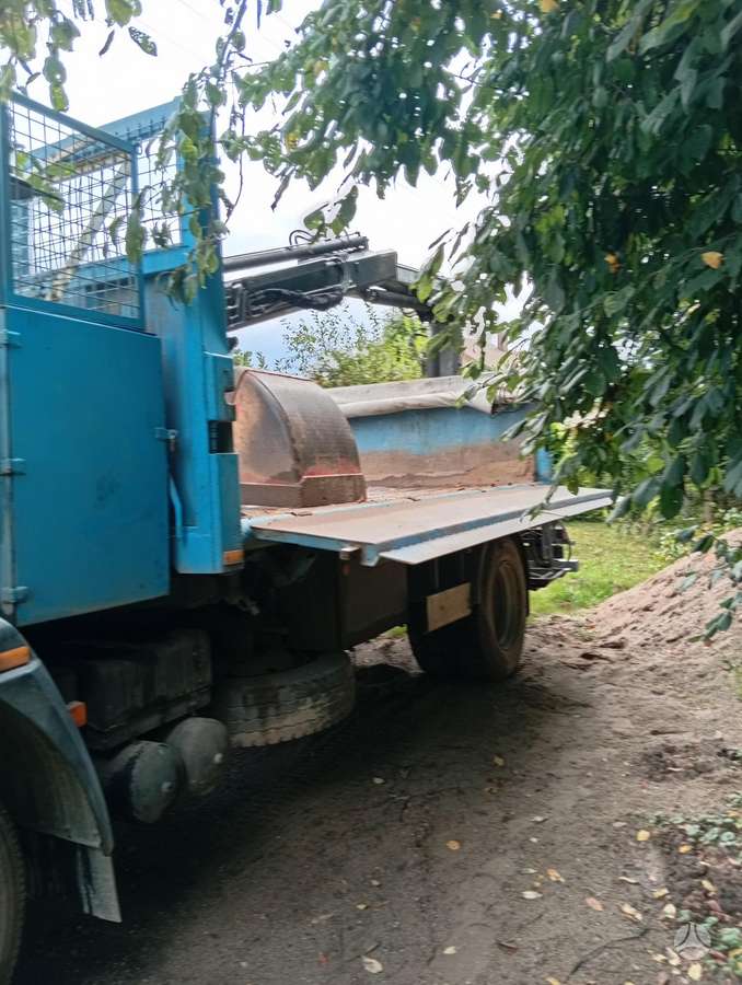 MAN Le220, dumpers with crane