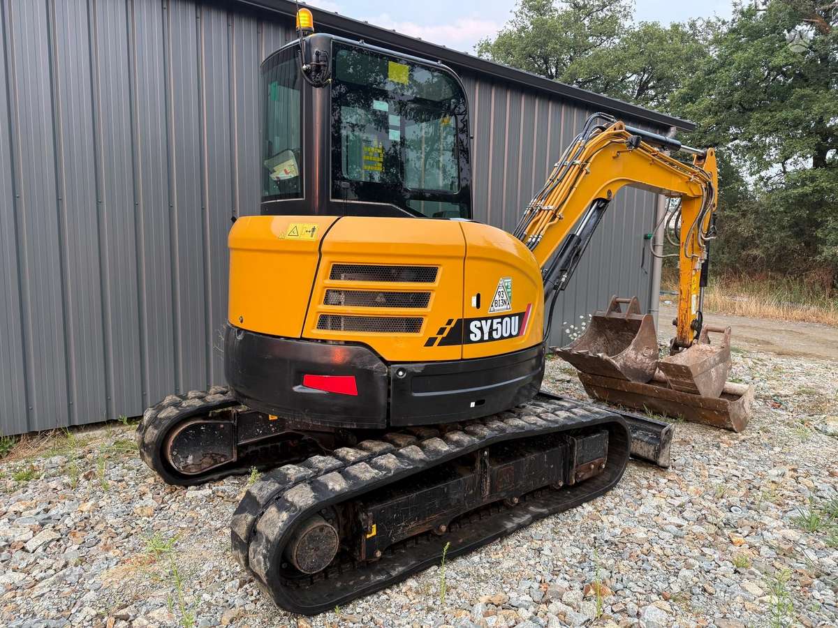 SANY SY50u, mini excavator