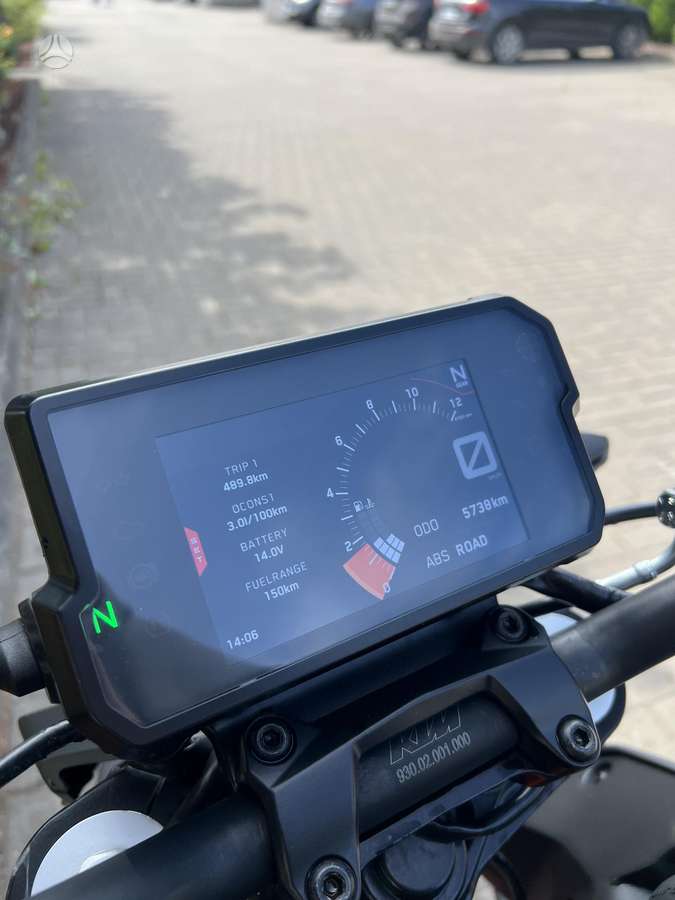KTM Duke 125cc, street / classic