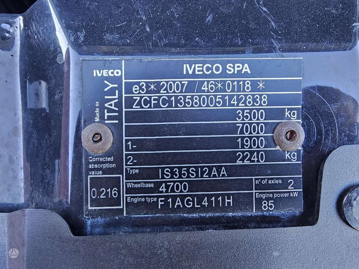 Iveco Daily, autovežiai