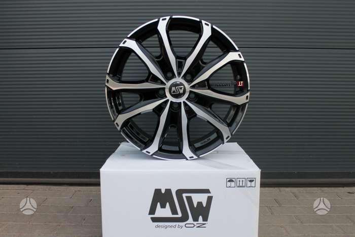 MSW 48 VAN Black Polished, легкосплавные , R16