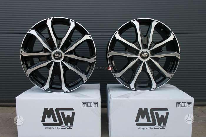 MSW 48 VAN Black Polished, легкосплавные , R16