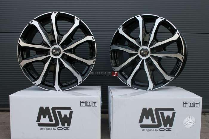 MSW 48 VAN Black Polished, легкосплавные , R16