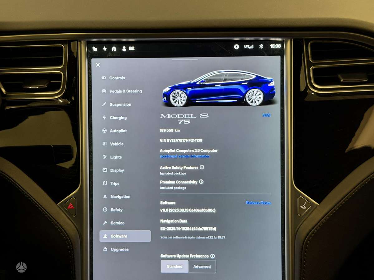 Tesla Model S, 75 kWh, hatchback