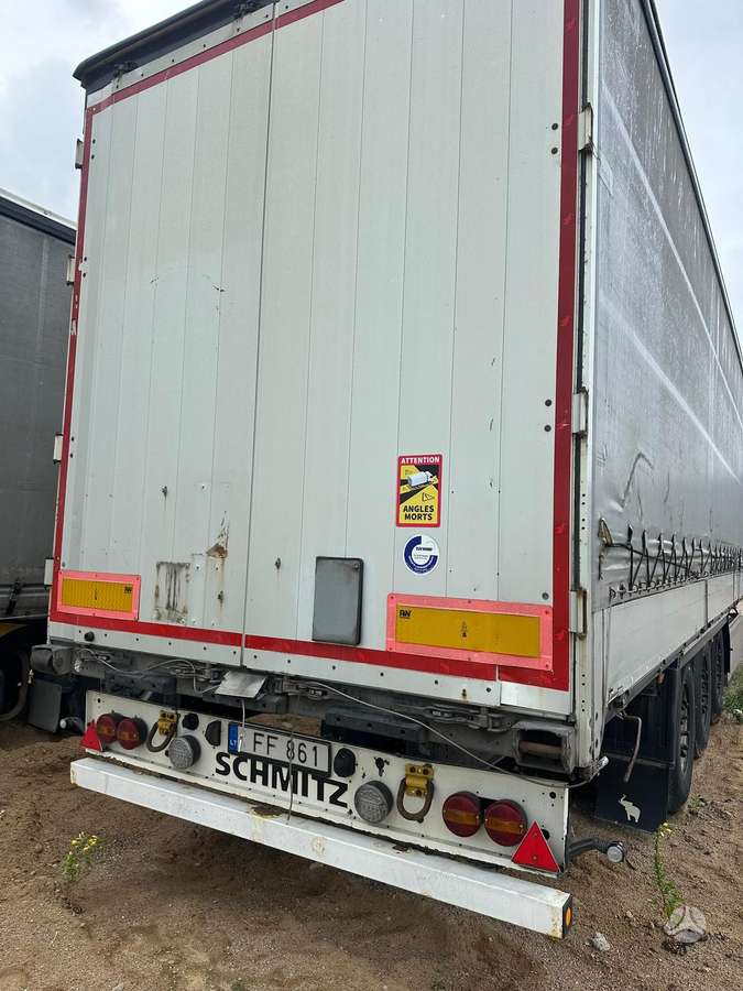 Schmitz, curtainsider with dropside