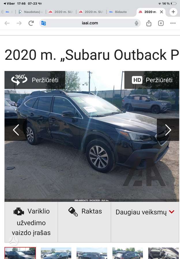 Subaru Outback, 2.5 l., Универсал