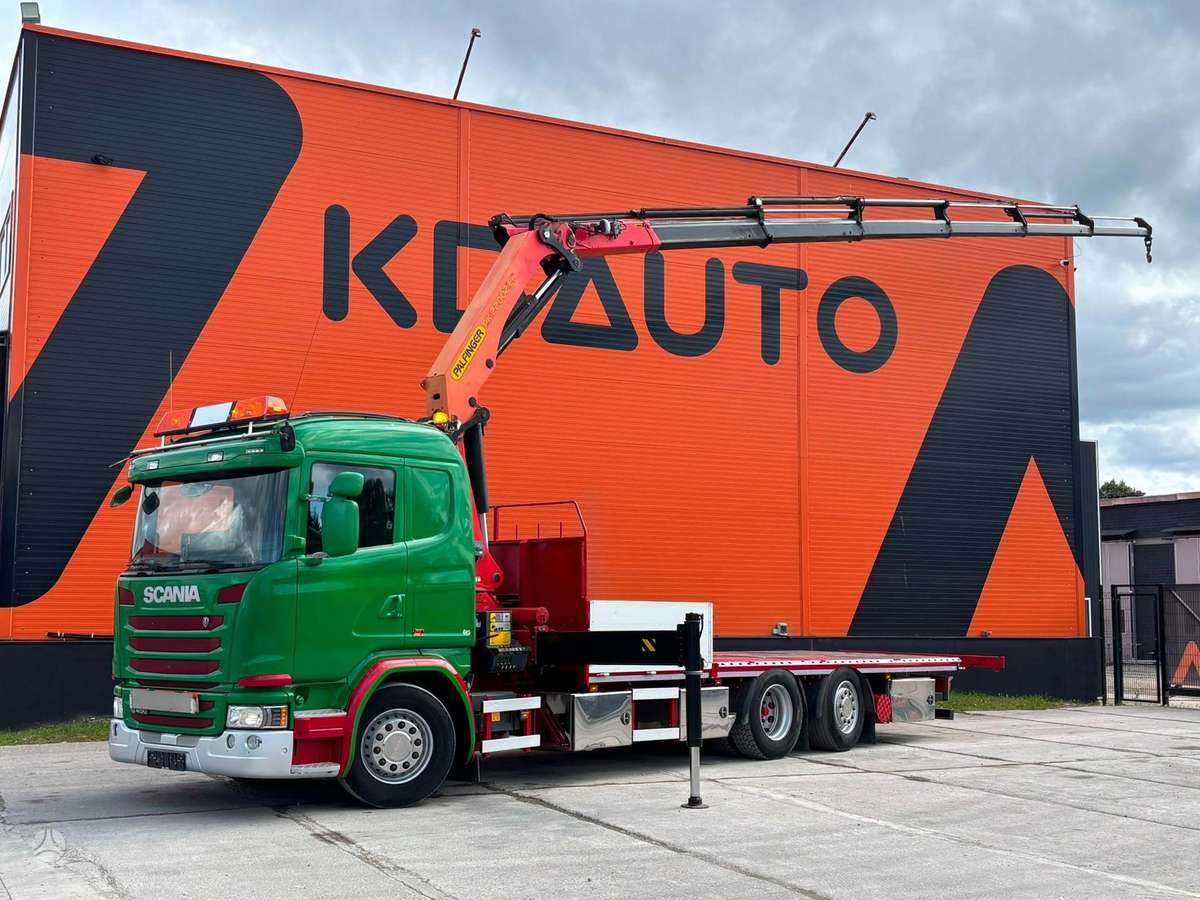 Scania G 450 6x2*4, с краном
