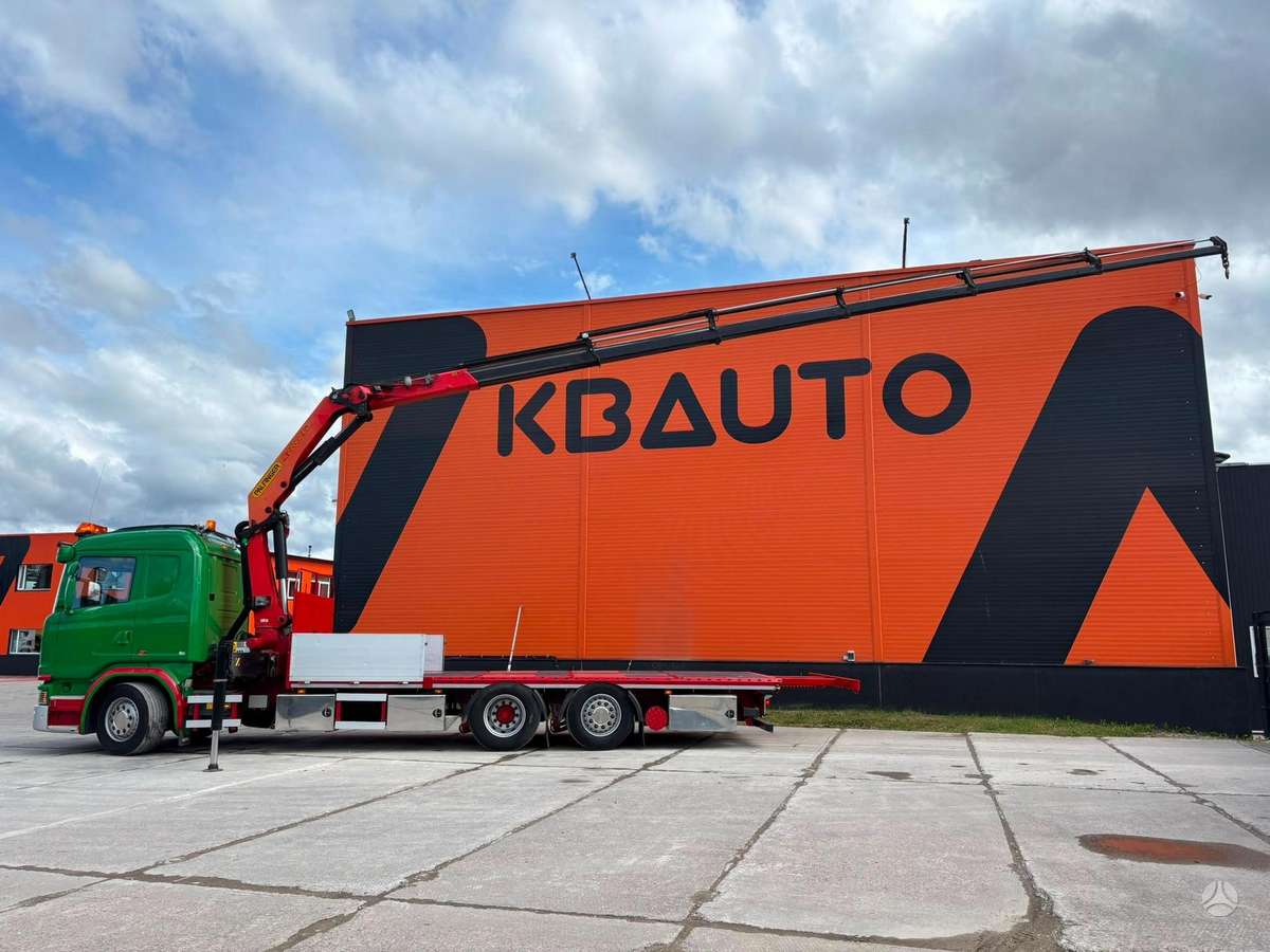 Scania G 450 6x2*4, с краном