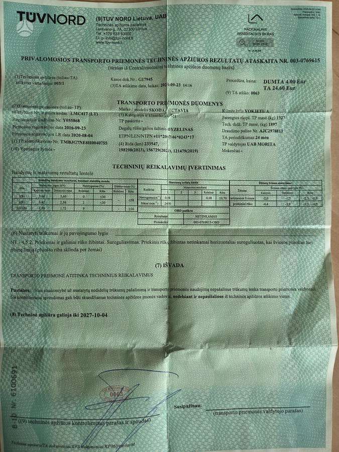 Skoda Octavia, 1.6 l., Универсал