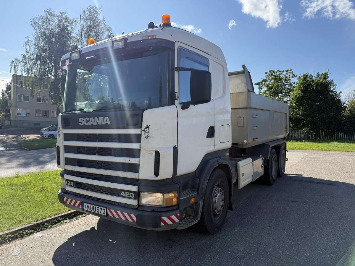 Scania R124 420, dumpers / tippers