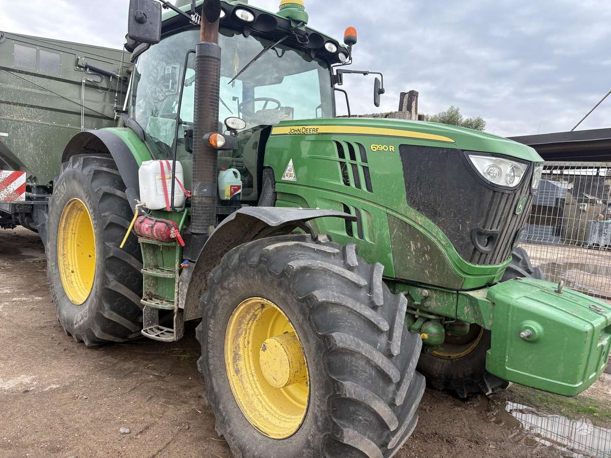 John Deere 6190r, traktoriai