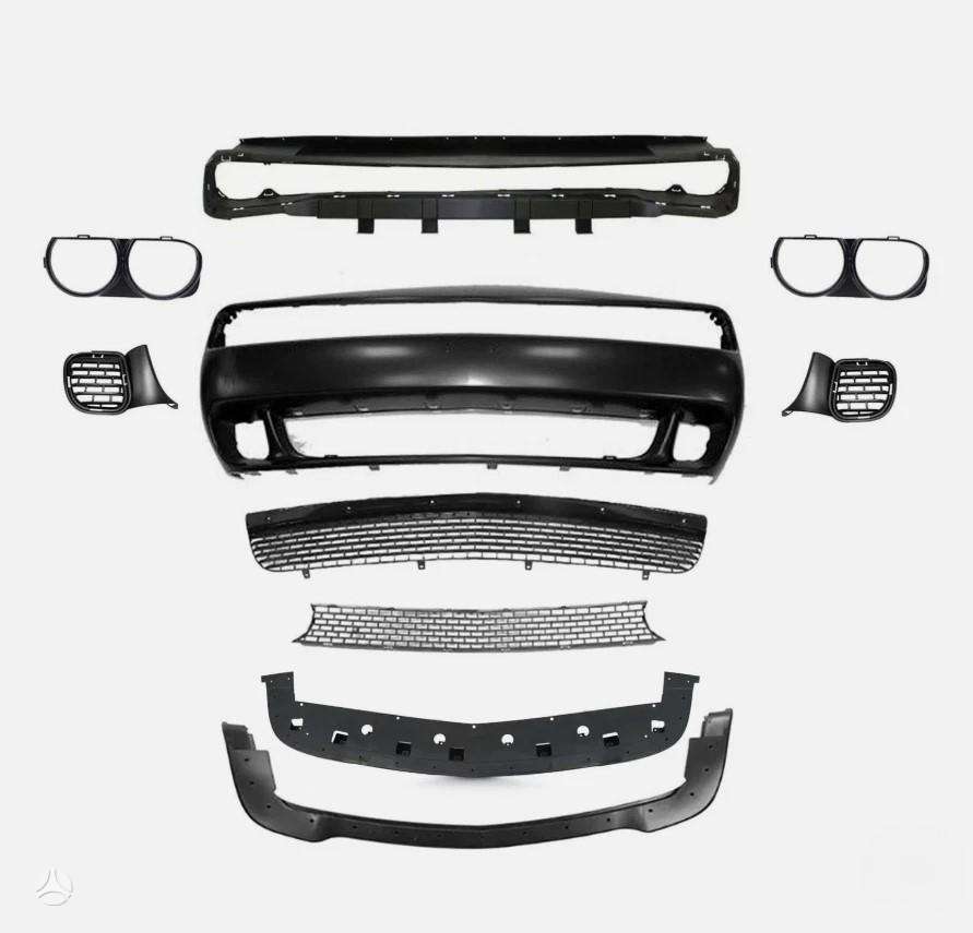 Dodge Challenger bumper reinforcement, bumpers, front grill