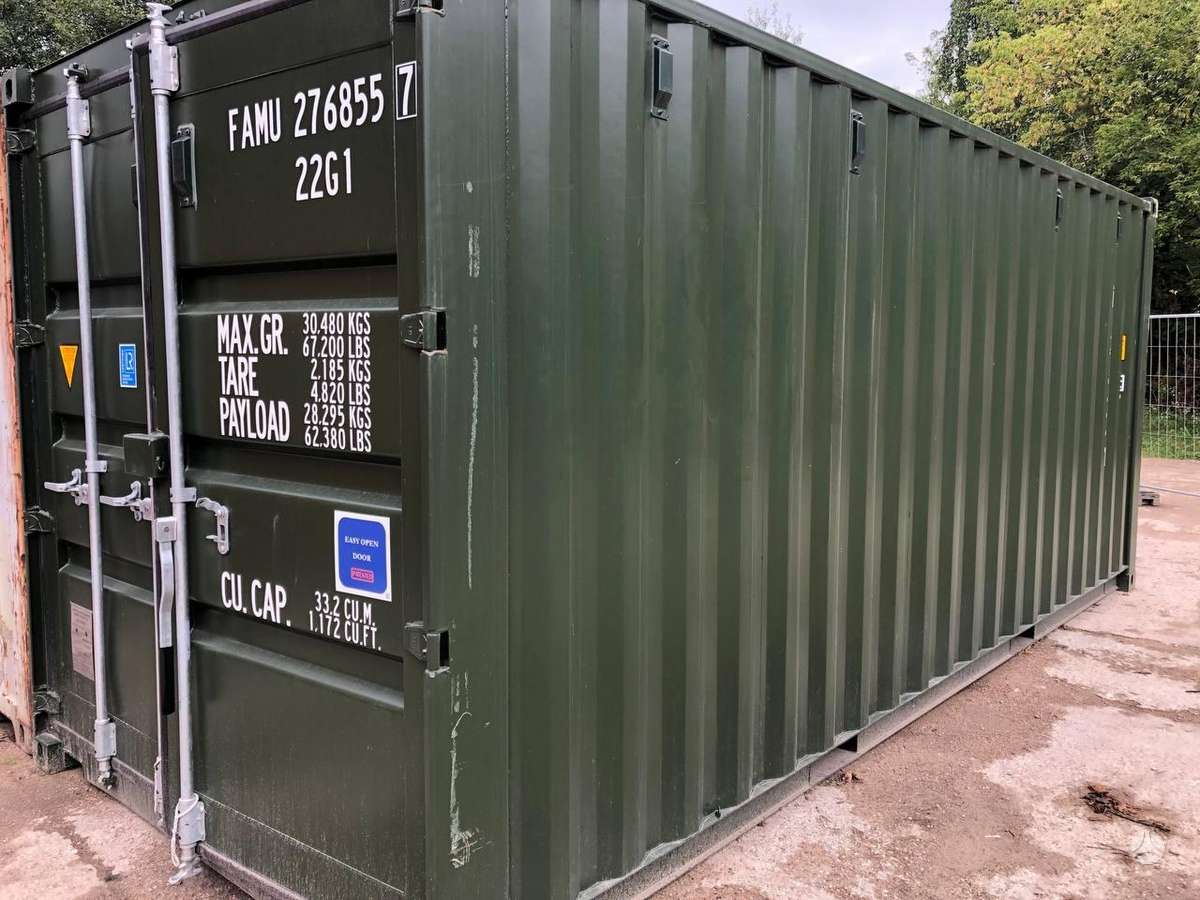 -Kita- Nuoma, pardavimas, shipping (storage) containers