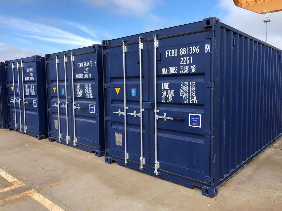 -Kita- Nuoma, pardavimas, shipping (storage) containers