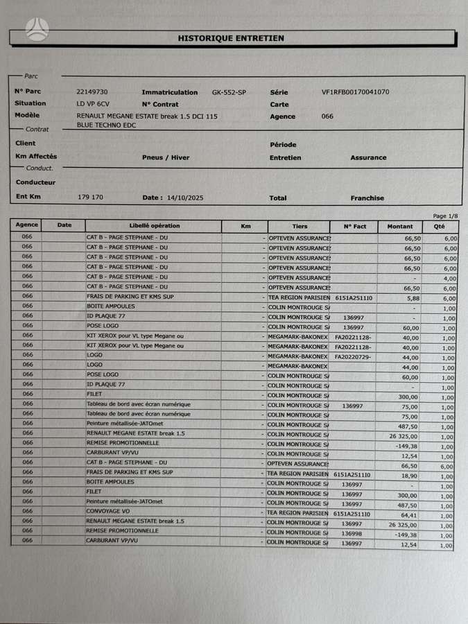 Renault Megane, 1.5 l., Универсал