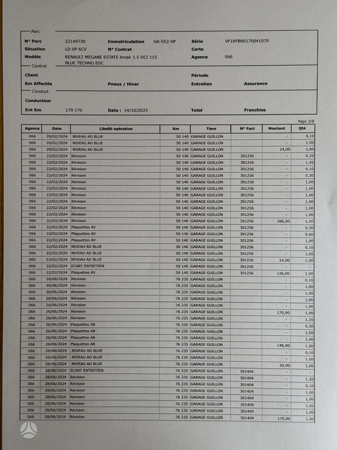 Renault Megane, 1.5 l., Универсал