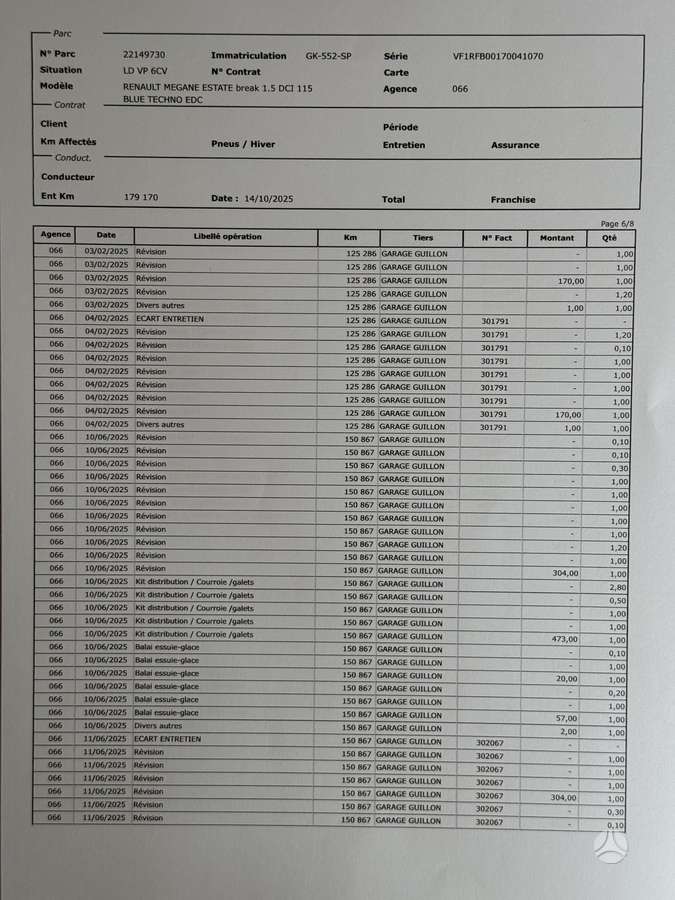 Renault Megane, 1.5 l., Универсал
