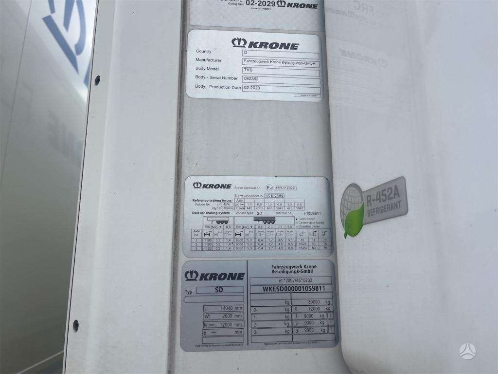 Krone Cool Liner Duoplex Steel, рефрижераторы