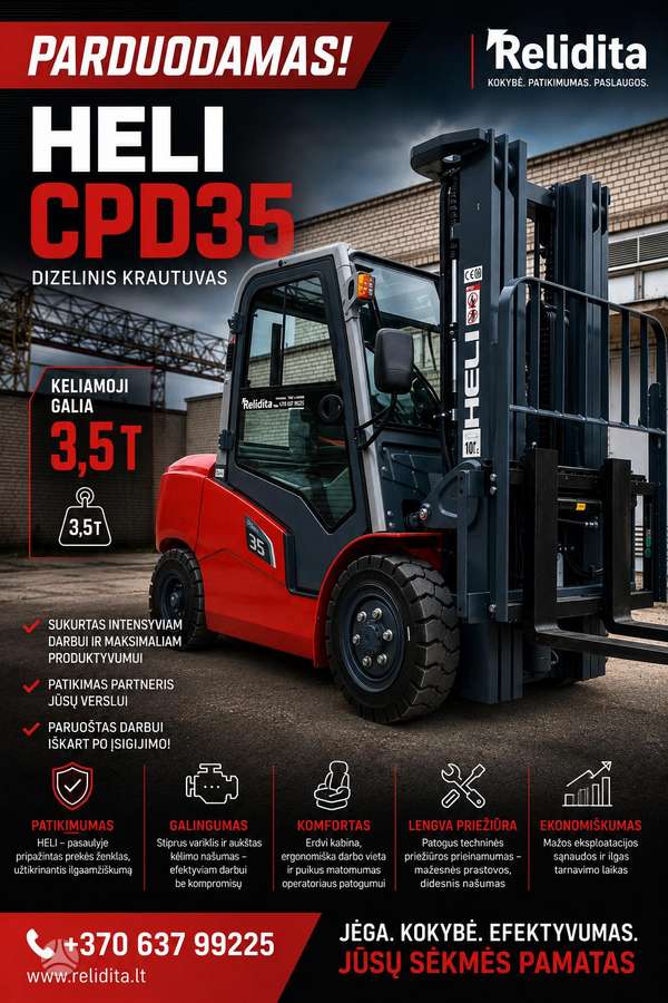 Heli CPCD35-KU17G3, forklifts
